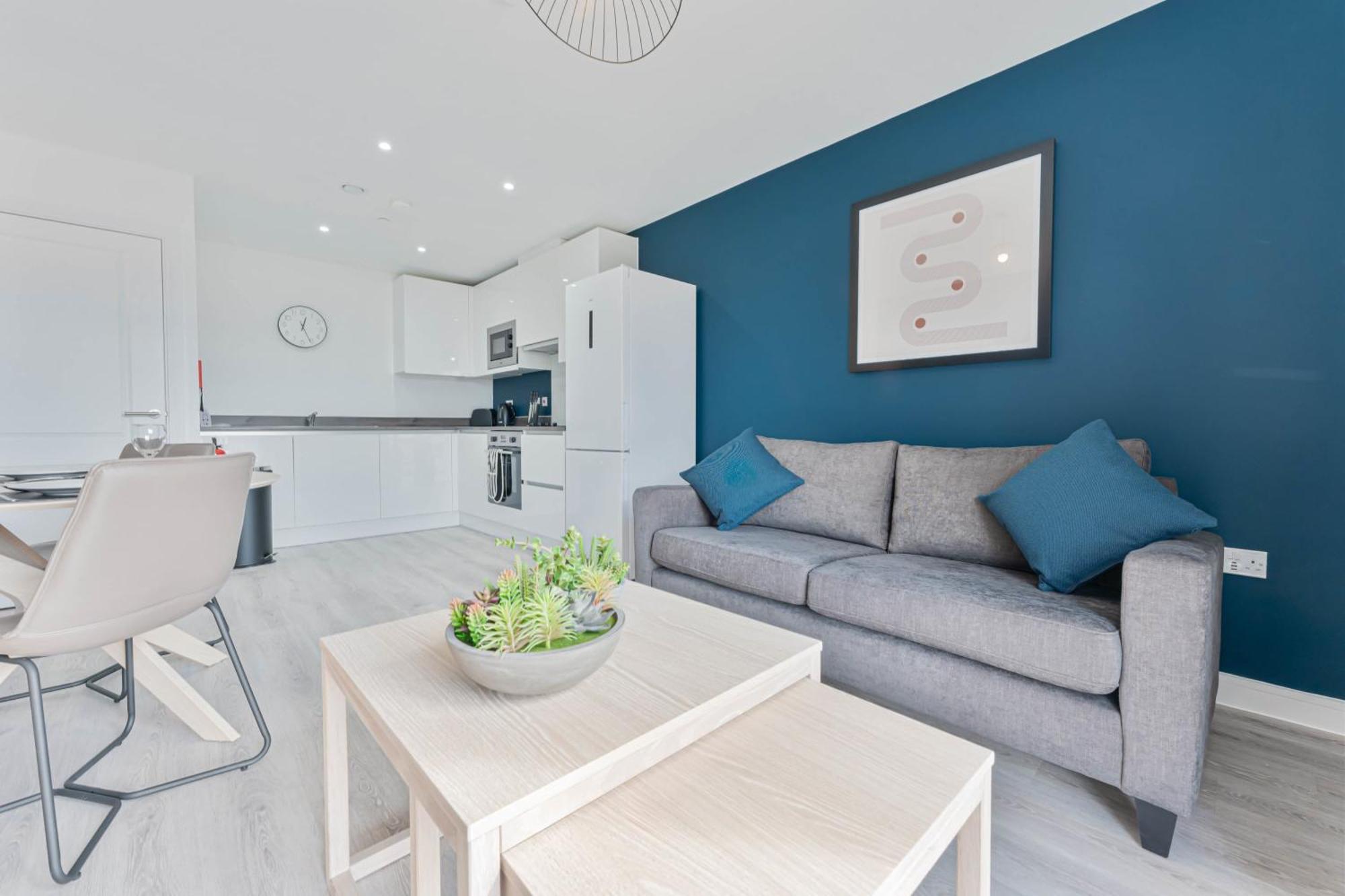 Stayzeni, Hardwick House Bright 1 Bed Flat Apartment *