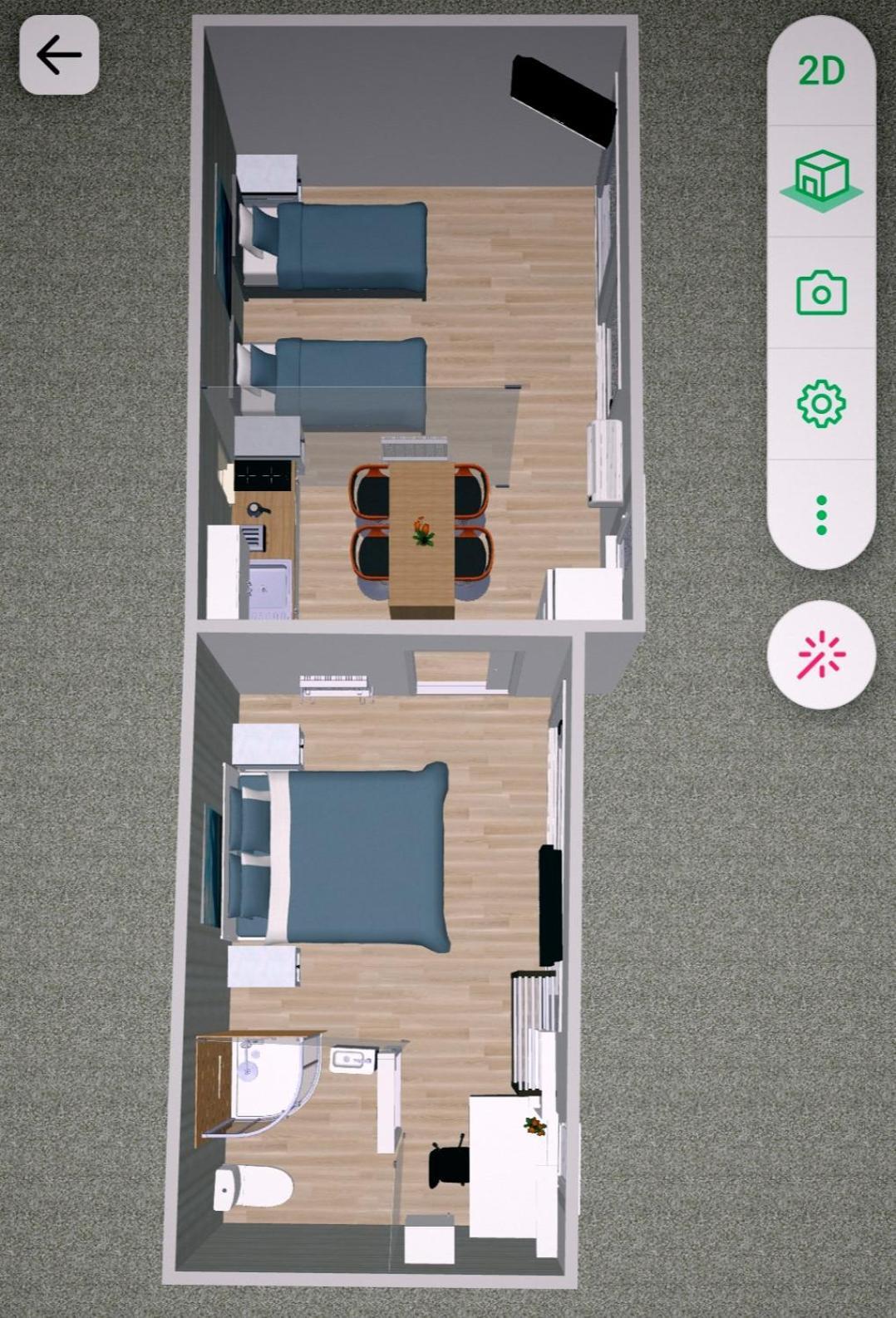 A Lovely 2-bedrooms In - Recently Extended To 355 Feet2 - Up To 4 People Now, Peaceful, With Private Entrance, Free Parking, Kitchenette, Air-con, Heating, X2 Smart Tvs And Super Fast Wi-fi - Bed Options - Singles Or Superking Pensión