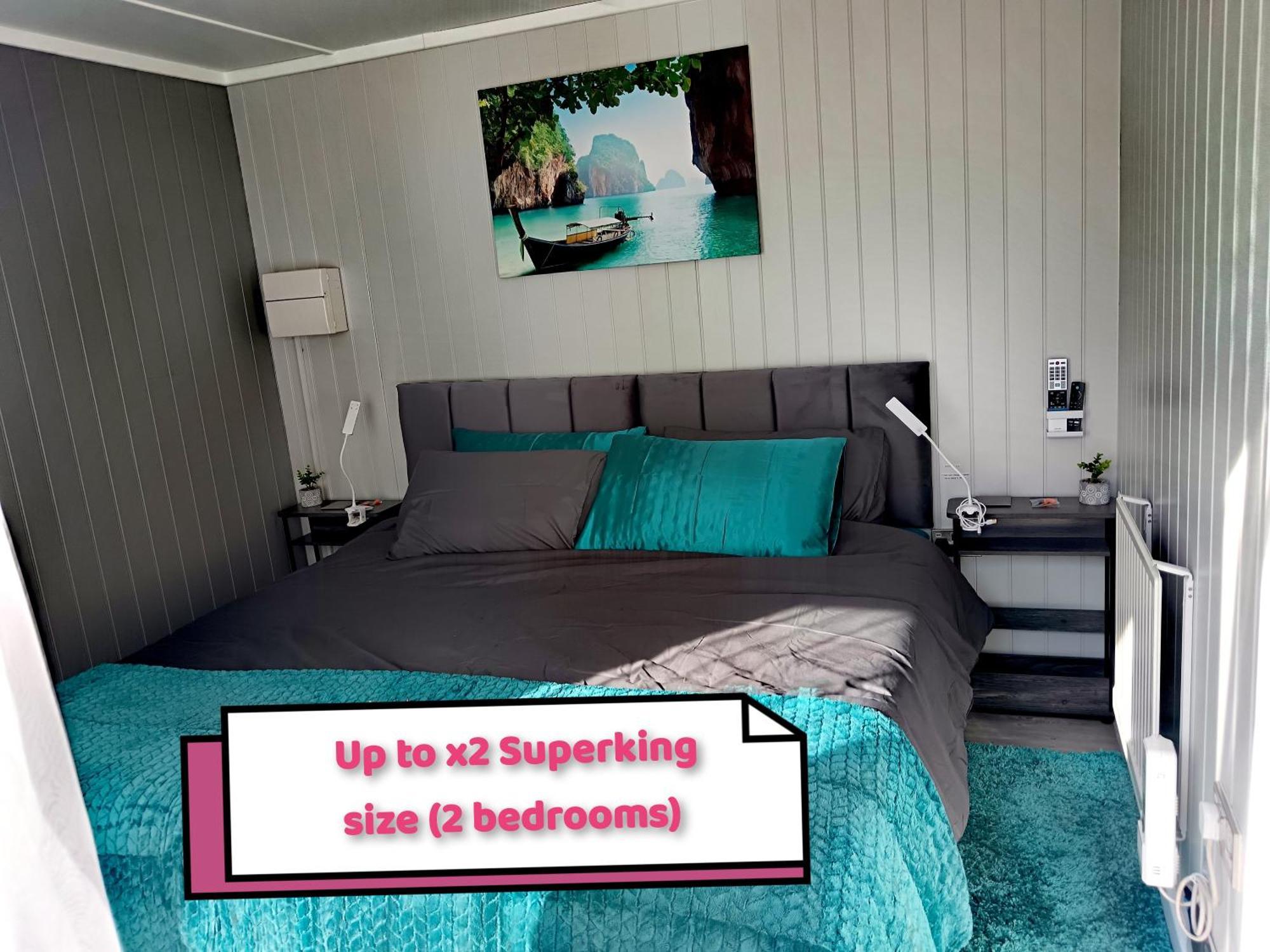 A Lovely 2-bedrooms In - Recently Extended To 355 Feet2 - Up To 4 People Now, Peaceful, With Private Entrance, Free Parking, Kitchenette, Air-con, Heating, X2 Smart Tvs And Super Fast Wi-fi - Bed Options - Singles Or Superking Pensión *